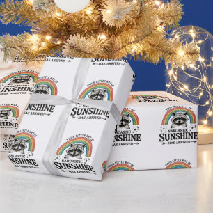 Ihr kleiner Strahl sarkastischen Sonnenscheins Sar Geschenkpapier
