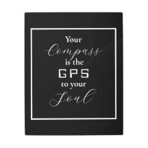 "Ihr Kompass ist das GPS für Ihr Soul" Phrase