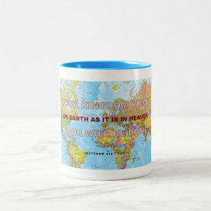 Ihr Königreich kommt - Ihr wird erledigt Zweifarbige Tasse