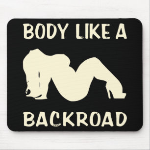 Ihr Körper wie eine Hinterstraße #USAPatriotGraphi Mousepad