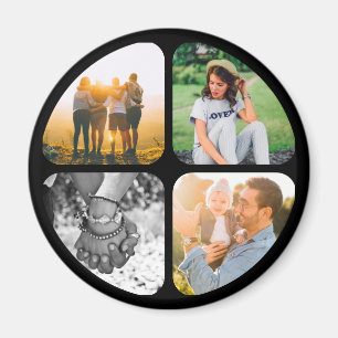 Ihr Kühlschrankmagnet mit 4 Fotos Magnet