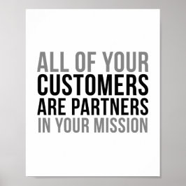 Ihr Kunde ist Partner in Ihrer Mission Poster
