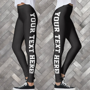 Ihr kundenspezifischer Text-Entwurf Ihre eigenen Leggings
