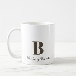 Ihr kundenspezifisches Namensmonogramm Kaffeetasse