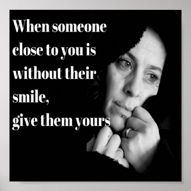 Ihr Lächeln Poster (Vorne)