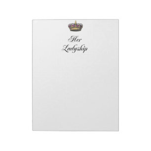 Ihr Ladyship Notizblock