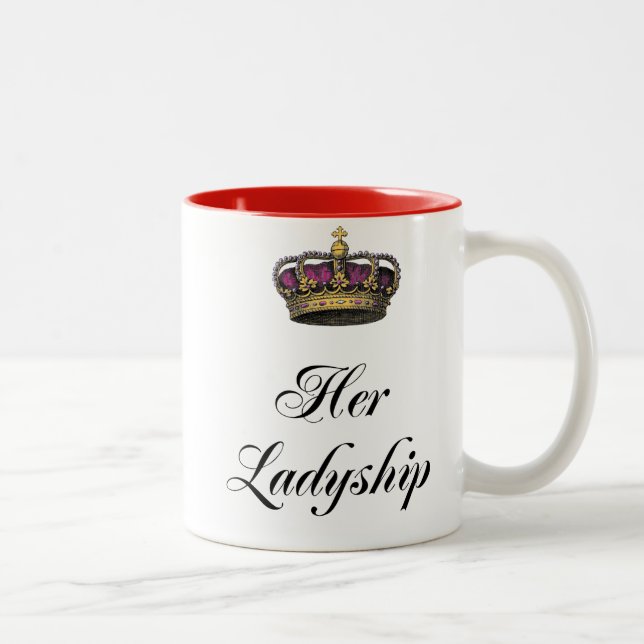Ihr Ladyship Zweifarbige Tasse (Rechts)