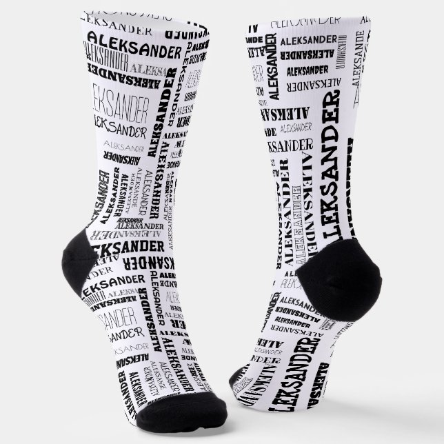 Ihr (langer) Name ist all diese Socken (Gewinkelt)