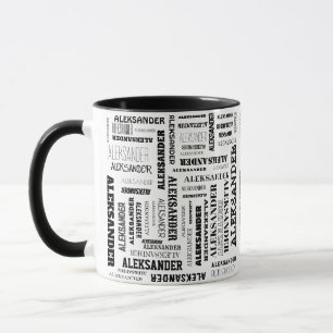 Ihr (langer) Name ist alles darüber Tasse