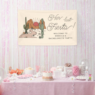 Ihr letzter Fiesta-Boho-Wüste-Junggeselinnen-Absch Banner