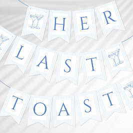 Ihr letzter Toast an der Küste Wimpelkette