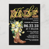 Ihr letztes Cowgirl Boots Lemons Brautparty