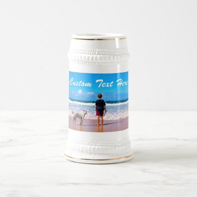 Ihr Lieblings-Foto-Bierstein mit benutzerdefiniert Bierglas (Mittel)