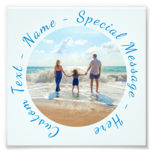 Ihr Lieblings-Foto mit benutzerdefiniertem Text Fotodruck