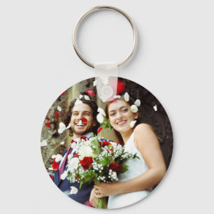 Ihr Lieblings-Hochzeitsfoto Schlüsselanhänger
