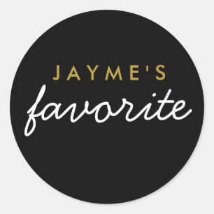 "Ihr" Lieblings-Snack Runder Aufkleber