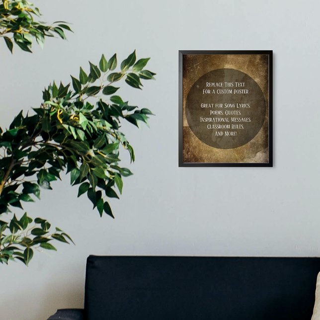 Ihr Lieblingsangebot Brown Scratched Grunge Poster (Von Creator hochgeladen)