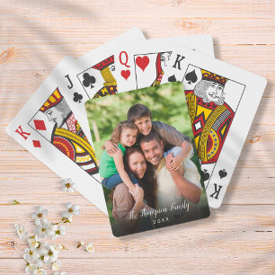 Ihr Lieblingsfamilienfoto Spielkarten