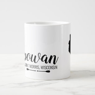 Ihr Lieblingswisconsin-See mit Kanusadeln Jumbo-Tasse