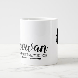 Ihr Lieblingswisconsin-See mit Kanusadeln Jumbo-Tasse