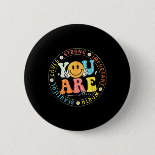 Ihr liebt Mental Health Awareness Warriors Women Button