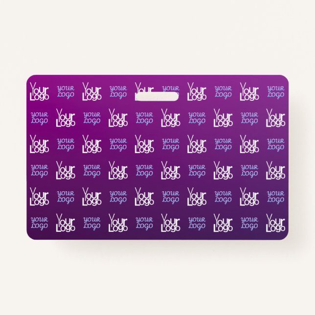 Ihr Logo | 2 Hochgeladene Bilder oder Firmenlogos Ausweis (Vorderseite)