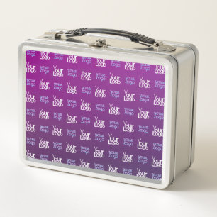 Ihr Logo   2 Hochgeladene Bilder oder Firmenlogos Metall Brotdose