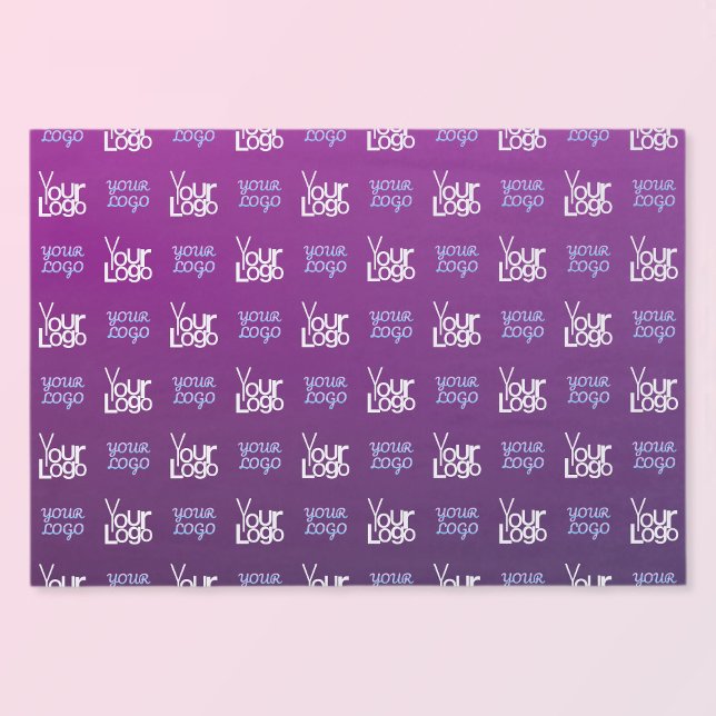 Ihr Logo | 2 Hochgeladene Bilder oder Firmenlogos Seidenpapier (Von Creator hochgeladen)