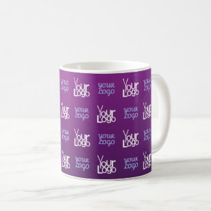 Ihr Logo 2 hochgeladene Bilder oder Geschäftslog Kaffeetasse