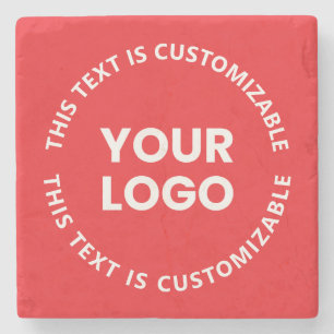 Ihr Logo/alle hochgeladenen Bilder und Rundschreib Steinuntersetzer