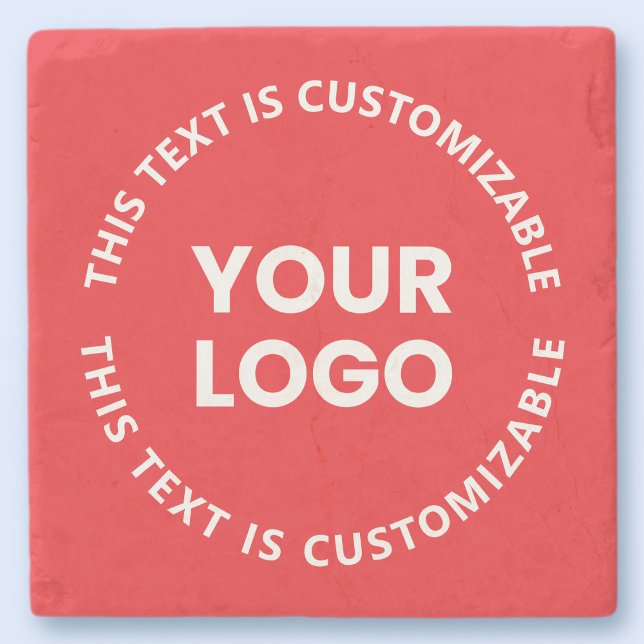 Ihr Logo/alle hochgeladenen Bilder und Rundschreib Steinuntersetzer (Von Creator hochgeladen)