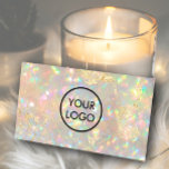 Ihr Logo auf brillanten Opal Stone Foto Visitenkarte<br><div class="desc">Bitte beachten Sie: es ist nur das Foto eines opalen Steines auf Papier gedruckt. Das Bild reflektiert kein Licht,  es hat gedruckte Glitzern</div>