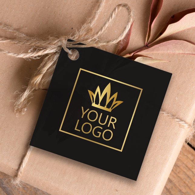 Ihr Logo auf jedem Farbhintergrund Geschenkanhänger (Von Creator hochgeladen)