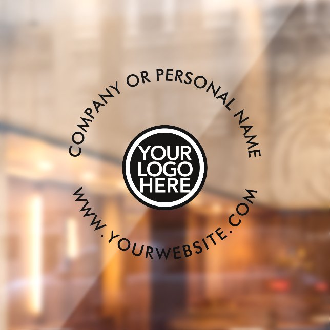 Ihr Logo\ Benutzerdefinierte Firma Fensteraufkleber (Blatt 2)