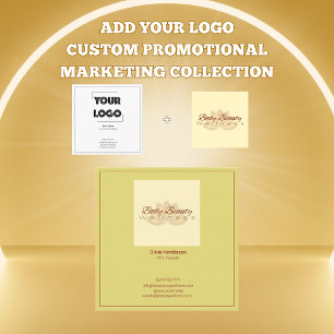 Ihr Logo Benutzerdefinierter QR-Code Marketing Quadratische Visitenkarte