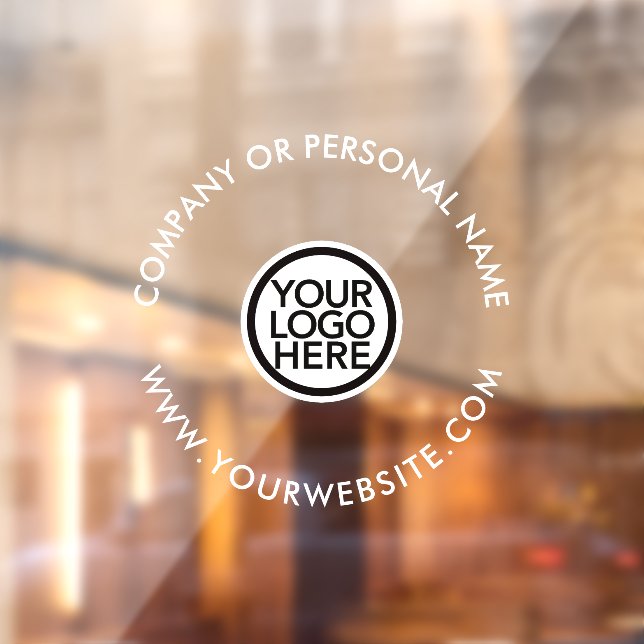 Ihr Logo\ Benutzerdefiniertes Firmenfenster Fensteraufkleber (Blatt 2)