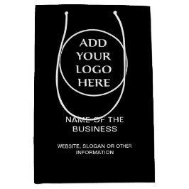 Ihr Logo Beruflich Business Company Mittlere Geschenktüte
