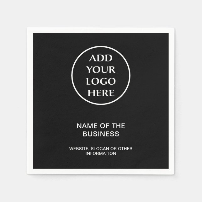 Ihr Logo Beruflich Business Company Serviette (Vorderseite)