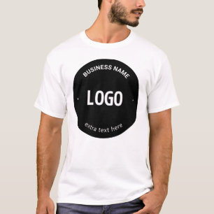Ihr Logo, Bild oder Design und bearbeitbarer Text T-Shirt