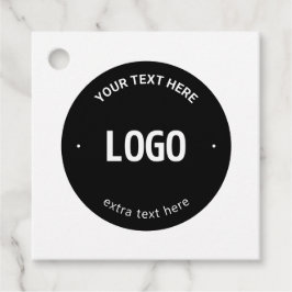 Ihr Logo, Bild oder Design und Ihr bearbeiteter Te Geschenkanhänger