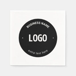 Ihr Logo, Bild oder Design und Ihr bearbeiteter Te Serviette