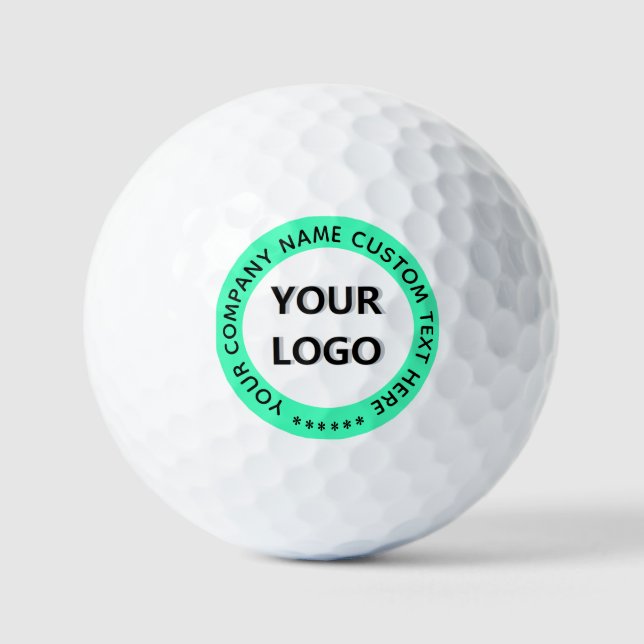 Ihr Logo Branded Golfbälle Beispiel Individueller  (Vorderseite)