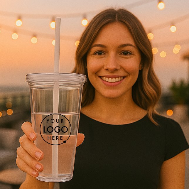 Ihr Logo | Business Beruflich Corporate Swag Acryltrinkbecher (Von Creator hochgeladen)