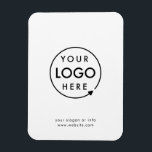 Ihr Logo | Business Corporate Modernes Minimalisti Magnet<br><div class="desc">Eine einfache,  maßgeschneiderte Business-Vorlage in modernem minimalistischem Stil,  die einfach mit Ihrem Firmenlogo und Firmenlogo oder info aktualisiert werden kann. Wenn Sie Hilfe bei der Personalisierung dieses Produktes benötigen,  kontaktieren Sie mich bitte über den unten stehenden Nachrichtenkopf und ich werde Ihnen gerne weiterhelfen.</div>