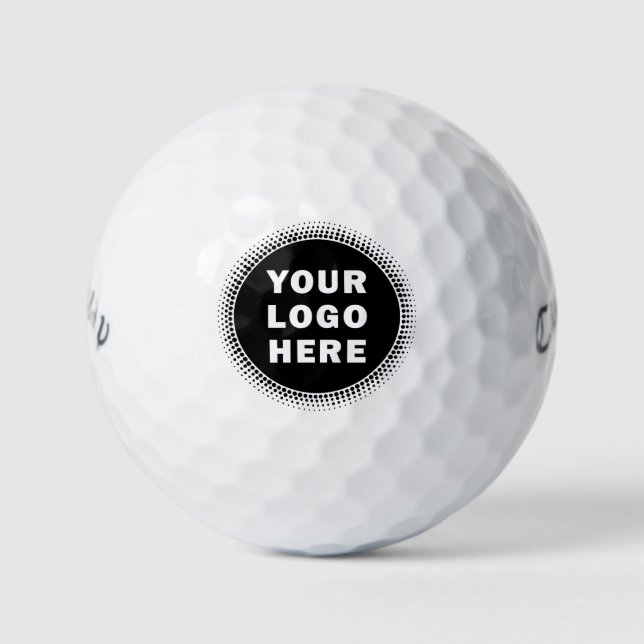 Ihr Logo-Business-Logo Personalisiert Golfball (Vorderseite)