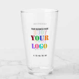 Ihr Logo Business Werbeaktion Personalisiert Glass Glas