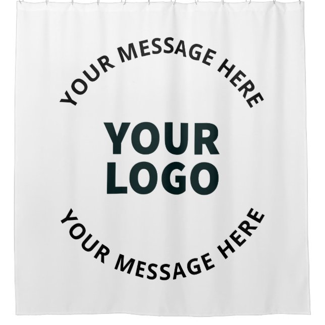 Ihr Logo, Design, Foto, Kunstwerk oder anderes Bil Duschvorhang (Vorderseite)