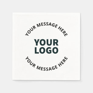 Ihr Logo, Design, Foto, Kunstwerk oder anderes Bil Serviette