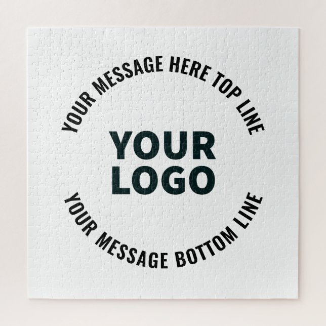 Ihr Logo-Design oder Bild | Fett editierbarer Text Puzzle (Vertikal)