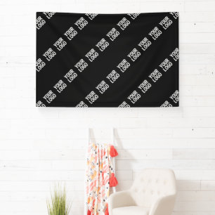 Ihr Logo, Design oder Foto diagonal gekachelt Banner